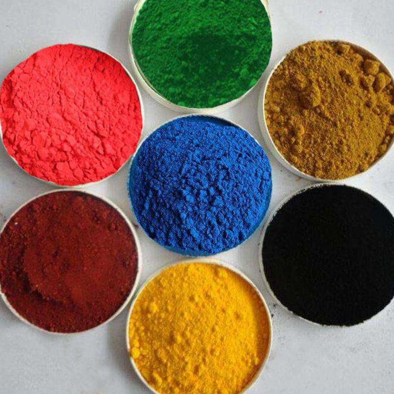 Properties of iron oxide pigments